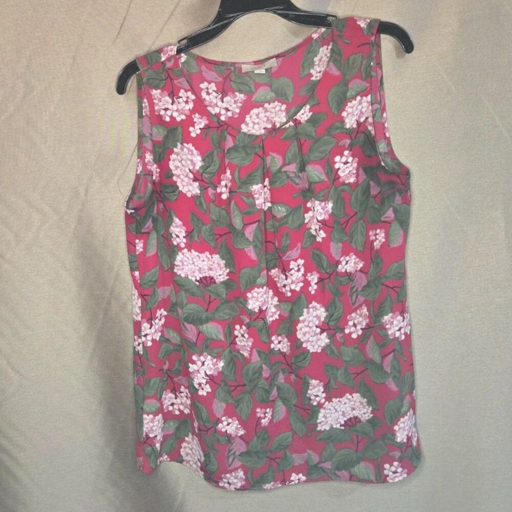 Loft, Red, Green, PInk, Top, Size: M